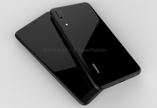 Huawei P20 Plus có màn hình tai thỏ, camera 3 ống kính