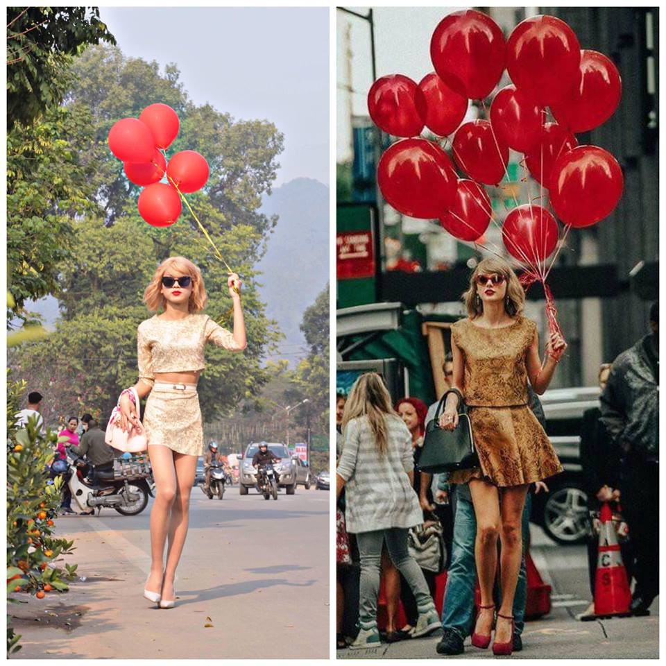 Cậu bạn cosplay Taylor Swift dạo chợ Tết, diễn sâu đến nỗi fangirl bật khóc vì tưởng thật