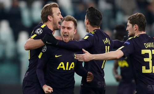 Tottenham cầm hòa Juventus dù bị dẫn hai bàn sau chín phút