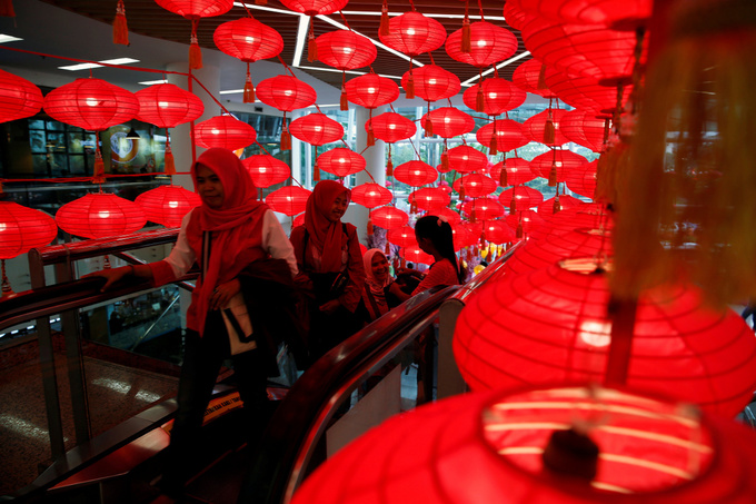 Không khí chuẩn bị Tết Mậu Tuất tại châu Á