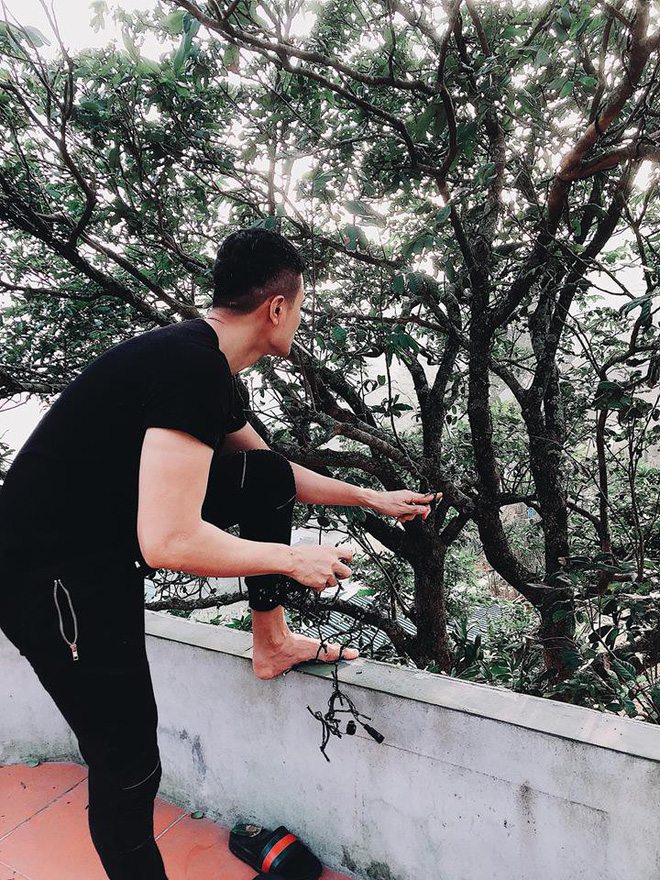 Hoàng Thùy Linh khoe ảnh chuẩn bị đón Tết cùng bố nhưng chàng trai giấu mặt lại được chú ý hơn cả