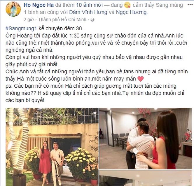 Đàm Vĩnh Hưng tiết lộ Hồ Ngọc Hà thuê xông đất 3 tỷ đồng