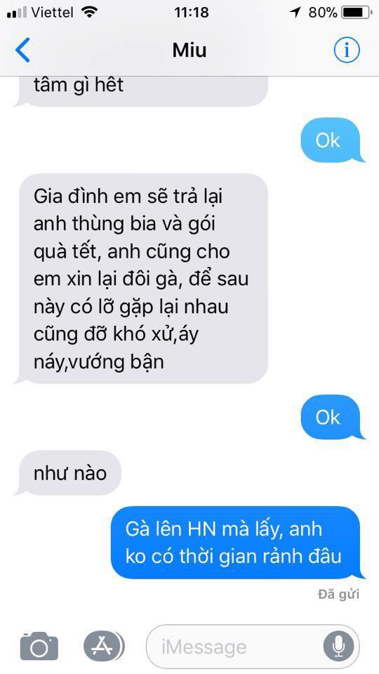 Chia tay người yêu đúng mùng 1 Tết, chàng trai dở khóc dở cười khi bị đòi lại đôi gà