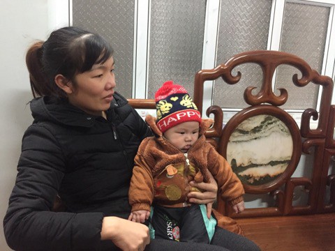 Cái Tết đầu tiên của bé trai sơ sinh nặng 7,1kg ở Vĩnh Phúc