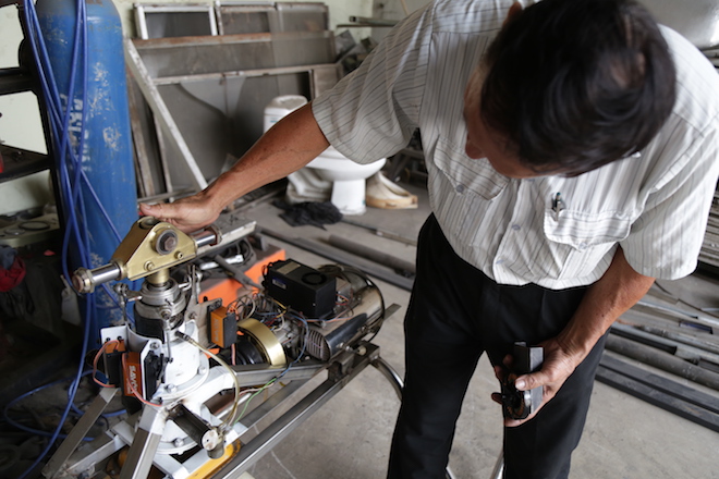 Những hình ảnh đầu tiên về máy bay không người lái của hai lúa Bùi Hiển