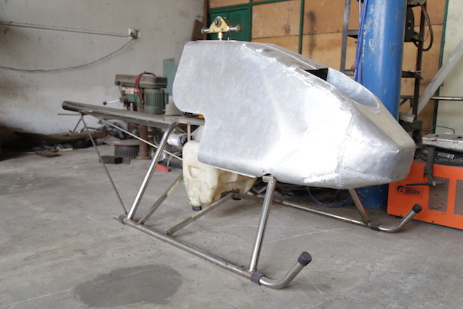 Những hình ảnh đầu tiên về máy bay không người lái của hai lúa Bùi Hiển