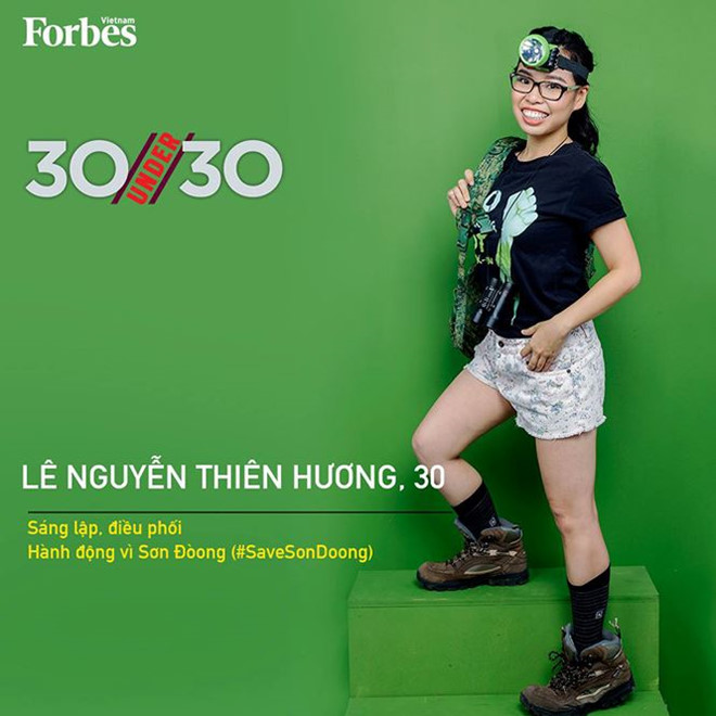 Cô gái được Forbes Việt Nam vinh danh vì bảo vệ Sơn Đoòng