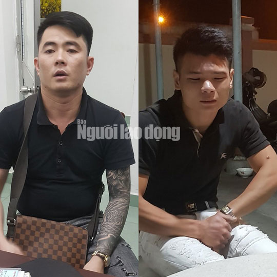 CSGT đuổi theo xe Lexus, bắt 2 thanh niên nghi tàng trữ ma túy