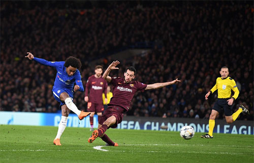 Messi ghi bàn, Barca giành tỷ số hòa trên sân của Chelsea