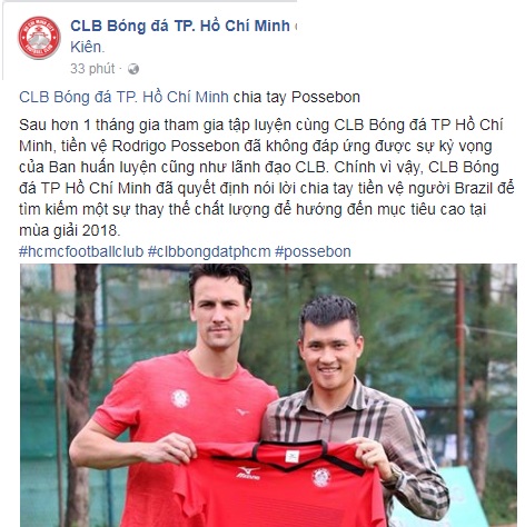 Vì sao Công Vinh và HLV Miura thanh lý cựu tiền vệ M.U?