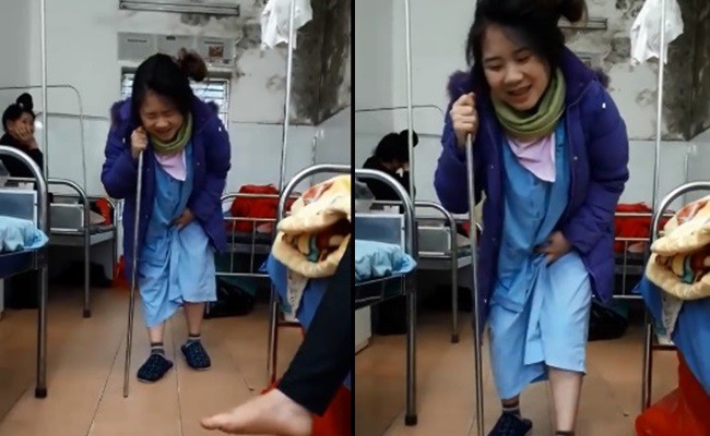 Tết đến chị em lên đồ ra phố, riêng bà đẻ này dành cả thanh xuân để tập đi, ru rú trong nhà gặm móng giò