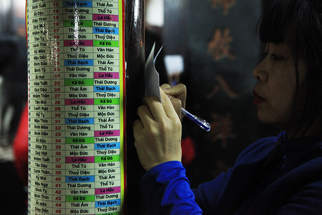 Sợ sao xấu chiếu mệnh, chen nhau đăng ký giải hạn ở chùa Phúc Khánh