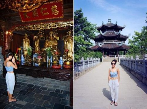 Tá hỏa vì thời trang đi lễ đầu năm không giống ai của mẹ bỉm sữa