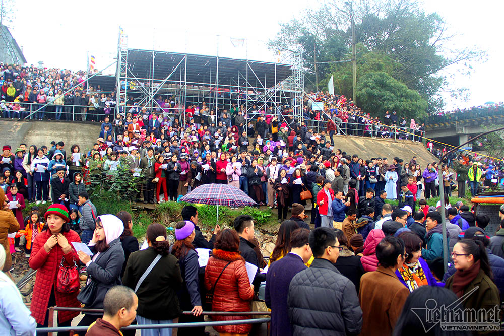 Hà Nội: Cảnh phóng sinh cá lớn nhất trong năm ở sông Hồng