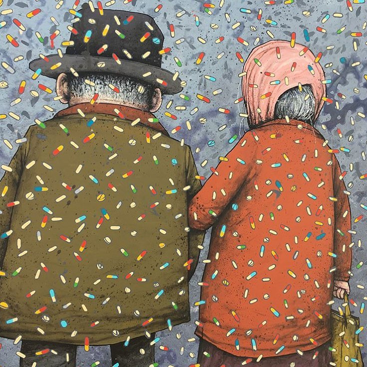 Mặt trái xã hội gây ám ảnh qua loạt tranh của họa sĩ Pháp