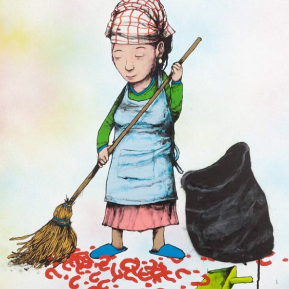 Mặt trái xã hội gây ám ảnh qua loạt tranh của họa sĩ Pháp