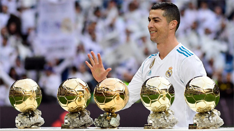 Ronaldo tham vọng giành thêm 3 Quả bóng vàng Ronaldo tham vọng giành thêm 3 Quả bóng vàng