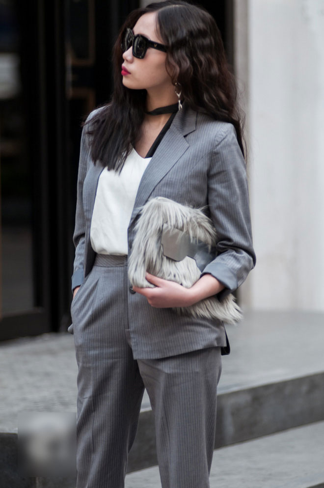 Diện blazer đẹp như các quý cô miền Bắc trong street style những ngày cuối tháng 2