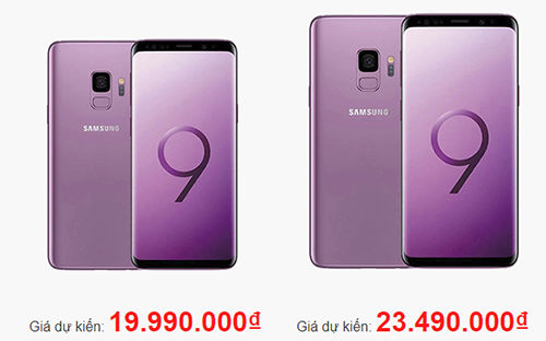 Giá Galaxy S9 tại Việt Nam sẽ khoảng 20 triệu đồng