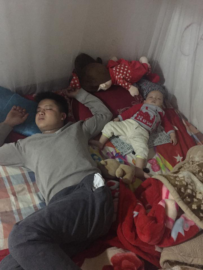 Series ảnh chứng minh, các mẹ đau đẻ cũng bằng thừa, con luôn là bản copy của bố, đến thần thái cũng hệt như nhau