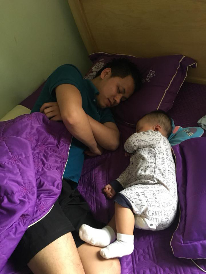 Series ảnh chứng minh, các mẹ đau đẻ cũng bằng thừa, con luôn là bản copy của bố, đến thần thái cũng hệt như nhau