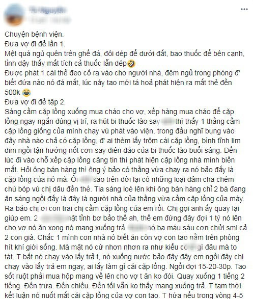 Nhật ký đưa vợ đi đẻ cười ra nước mắt của ông bố trẻ, tập 1 mất dép, tập 2 bị chôm cặp lồng