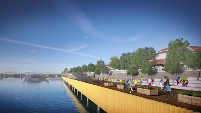 Dự án đường đi bộ lát gỗ lim 64 tỷ gây nhiều lo ngại