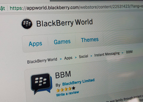 BlackBerry miễn phí tất cả ứng dụng trước ngày khai tử