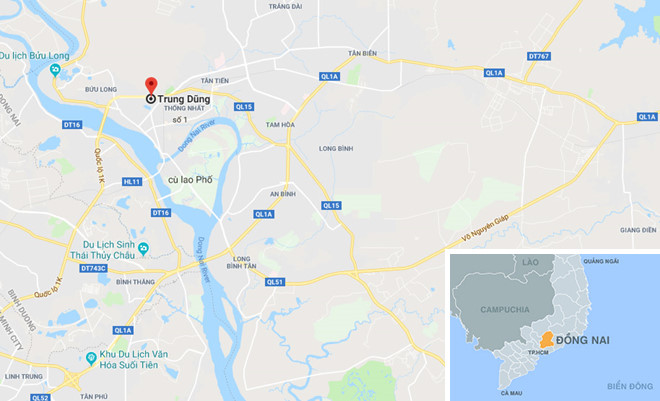 20 côn đồ ném bom xăng vào tiệm sơn, truy sát người dân