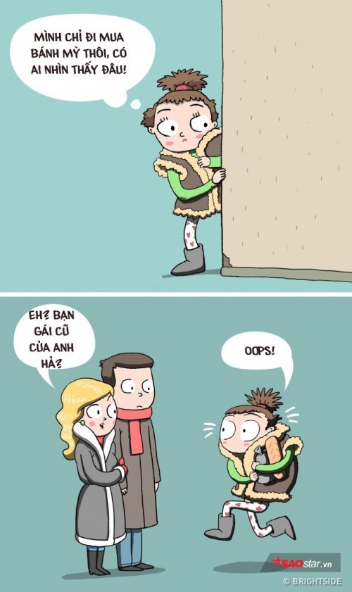 Bộ tranh vui về người yêu cũ khiến ai cũng phải gật đầu ‘Đúng quá đi thôi!’