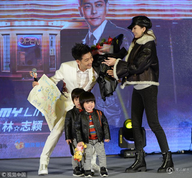 Lâm Chí Dĩnh lần đầu công khai xuất hiện cùng vợ sau 14 năm