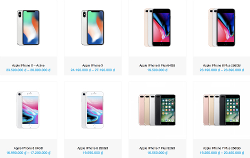 iPhone X giảm giá nhẹ sau Tết iPhone X giảm giá nhẹ sau Tết