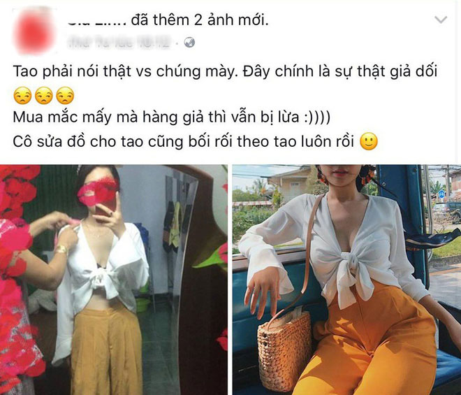 Khi bạn mua hàng online chẳng y hình, thần thái xuất sắc mấy cũng không thể cứu vãn nổi