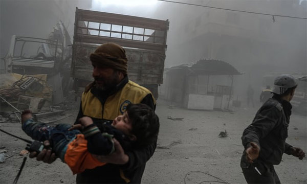 Những hình ảnh nhói lòng ở địa ngục trần gian Syria Những hình ảnh nhói lòng ở địa ngục trần gian Syria