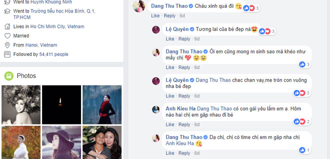 Lệ Quyên vô tình hé lộ giới tính em bé trong bụng Hoa hậu Đặng Thu Thảo Lệ Quyên vô tình hé lộ giới tính em bé trong bụng Hoa hậu Đặng Thu Thảo