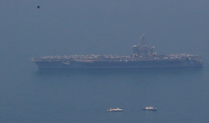 Người Đà Nẵng khó có cơ hội ngắm tàu sân bay USS Carl Vinson