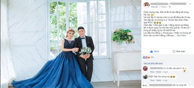 Cô gái tìm chồng qua 1 status, cưới sau 1 tháng quen nhau mà chưa hôn