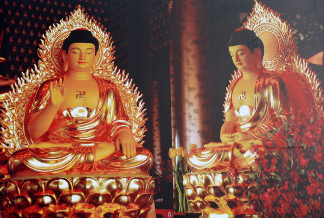 Xây tượng Phật dát 30 kg vàng ở Sóc Trăng