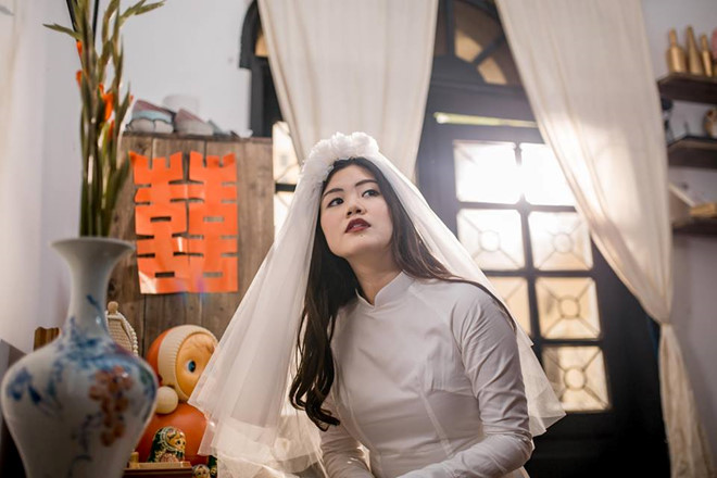 Cặp 9X Hà thành quay video đám cưới tái hiện thời cha mẹ anh Cặp 9X Hà thành quay video đám cưới tái hiện thời cha mẹ anh