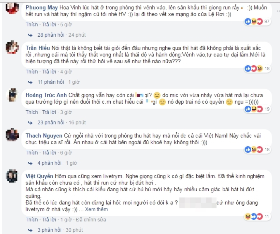 Hoa Vinh bị tung clip dìm hàng giọng hát ở bar vừa yếu vừa run