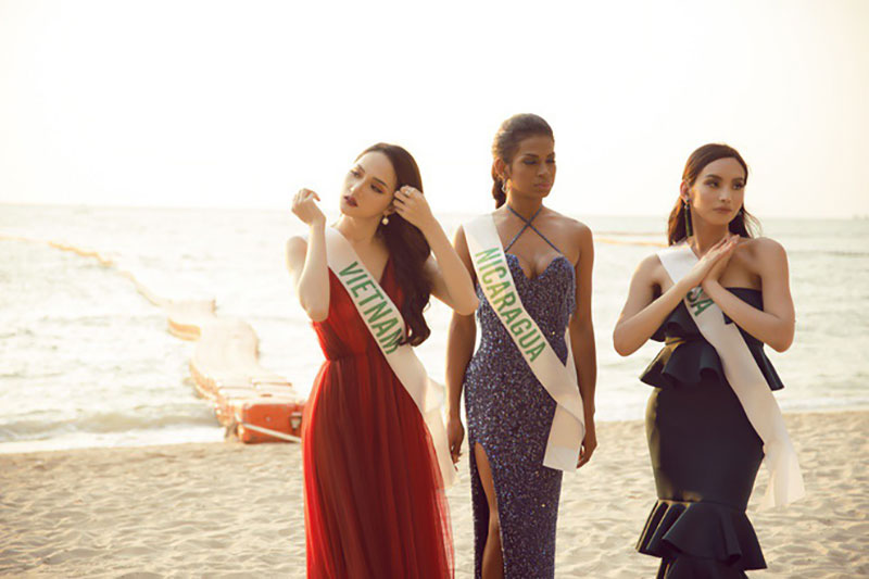 Ngắm nhan sắc của Hương Giang trong những chặng cuối của Hoa hậu Chuyển giới Quốc tế 2018