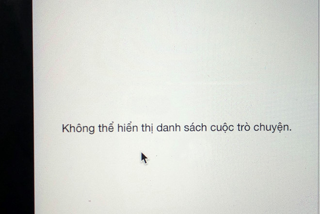 Facebook Messenger đang gặp sự cố