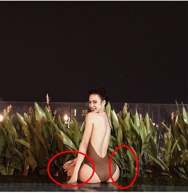 Hình ảnh tố cáo Angela Phương Trinh chính là thánh sống ảo