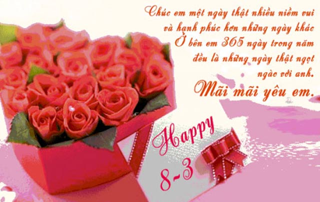 Những lời chúc lãng mạn và ngọt ngào đốn tim chị em trong dịp 8.3 Những lời chúc lãng mạn và ngọt ngào đốn tim chị em trong dịp 8.3