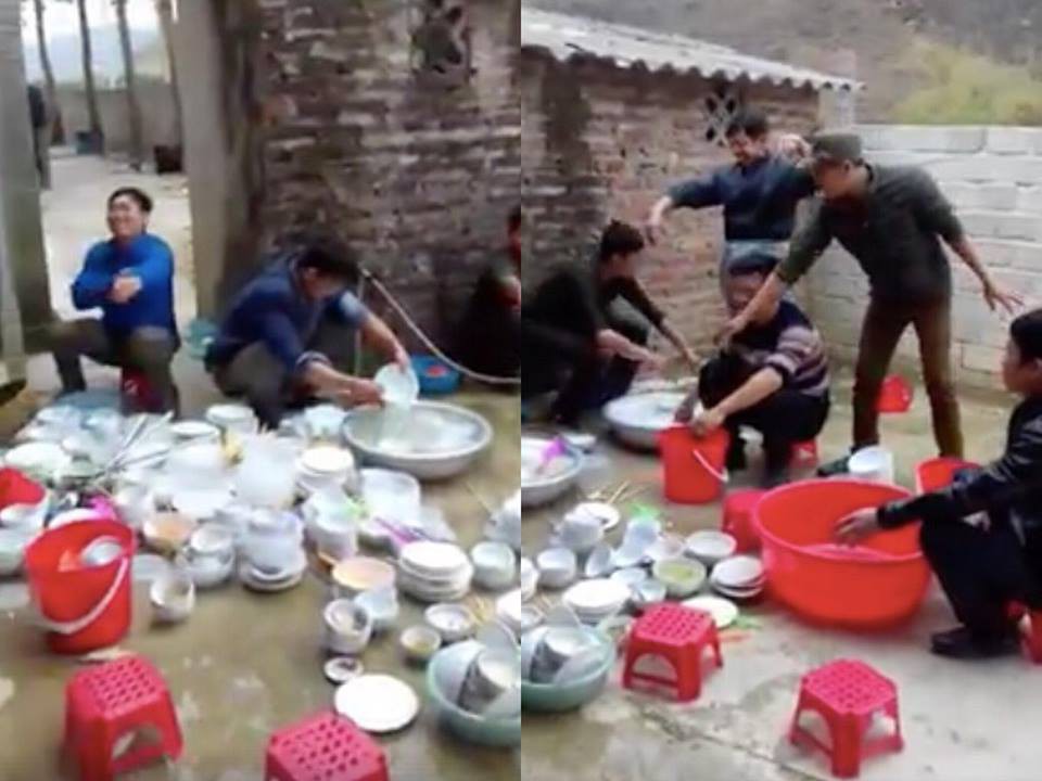 Clip: Niềm vui ngày 8/3 của hội chị em đơn giản là nhìn cánh đàn ông rửa chén!