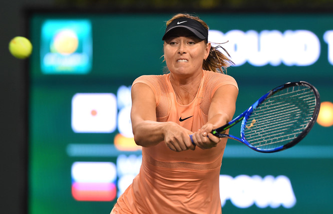Sharapova bị loại ở vòng 1 giải Indian Wells