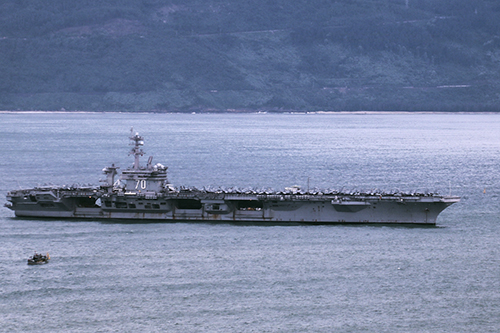 Tàu sân bay Mỹ kết thúc chuyến thăm tới Việt Nam