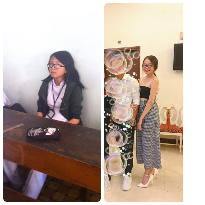 Khoe ảnh trước và sau học đại học, dân mạng gật gù: Giảng đường chính là thẩm mỹ viện tốt nhất