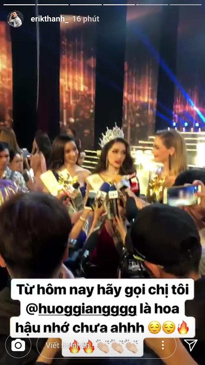 Cảm xúc vỡ oà của sao Việt trước chiến thắng vang dội của tân Hoa hậu Chuyển giới Hương Giang