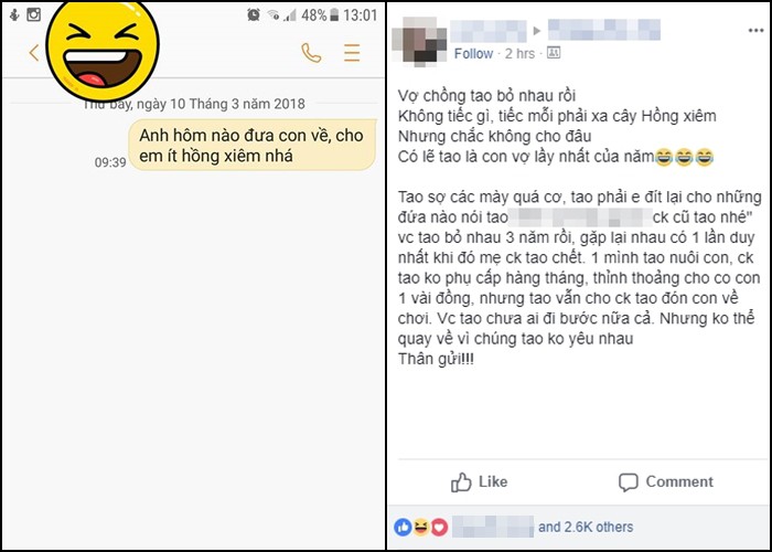 Cô vợ cũ lầy nhất năm, ly hôn chồng tiếc mỗi phải xa cây hồng xiêm: Hôm nào đưa con về, anh cho em ít hồng xiêm nhá